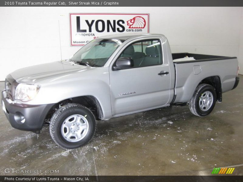 Silver Streak Mica / Graphite 2010 Toyota Tacoma Regular Cab