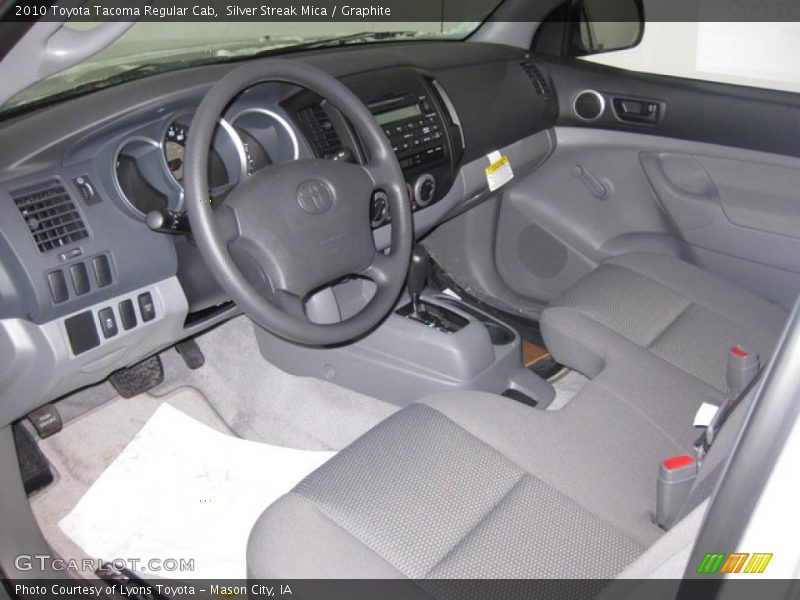 Silver Streak Mica / Graphite 2010 Toyota Tacoma Regular Cab