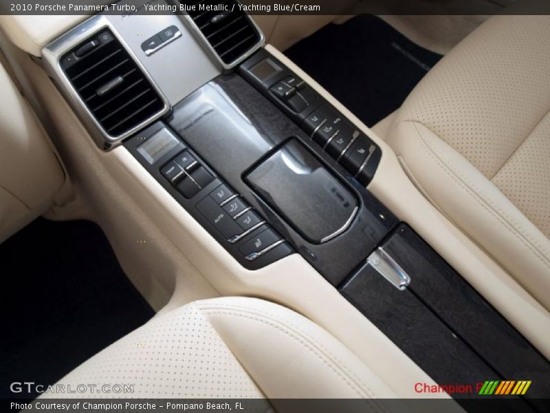 Yachting Blue Metallic / Yachting Blue/Cream 2010 Porsche Panamera Turbo