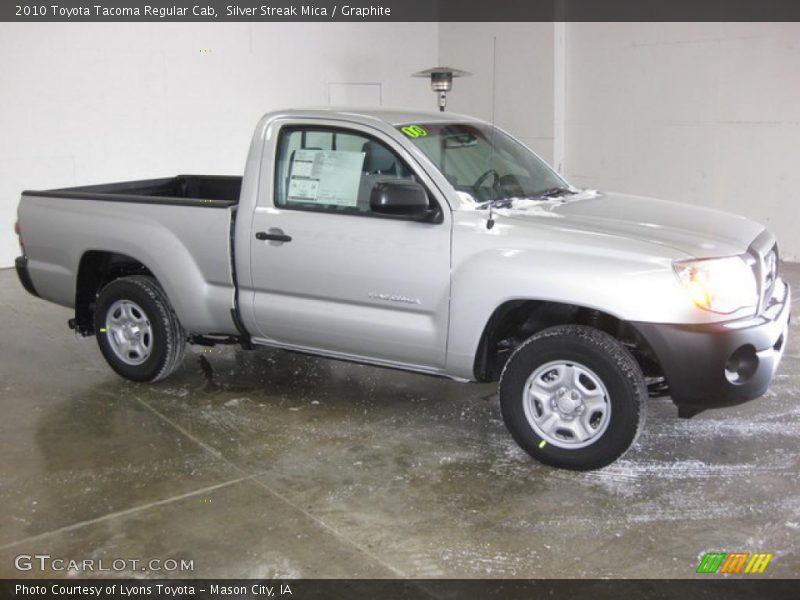 Silver Streak Mica / Graphite 2010 Toyota Tacoma Regular Cab
