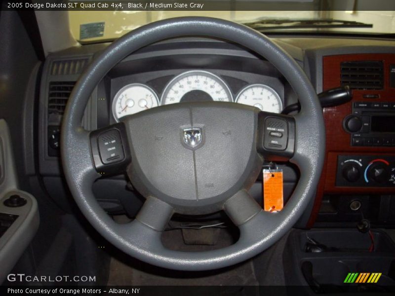 Black / Medium Slate Gray 2005 Dodge Dakota SLT Quad Cab 4x4