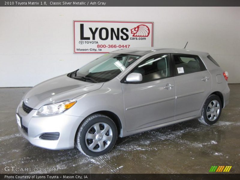 Classic Silver Metallic / Ash Gray 2010 Toyota Matrix 1.8