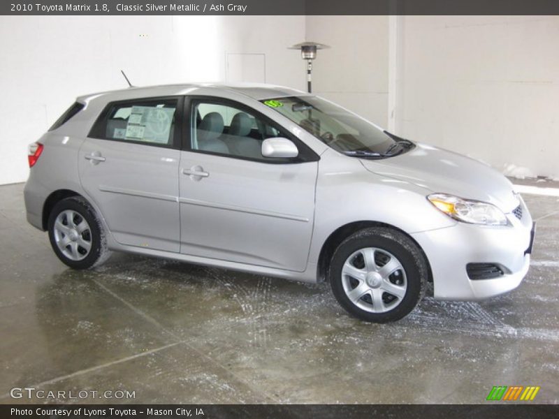 Classic Silver Metallic / Ash Gray 2010 Toyota Matrix 1.8