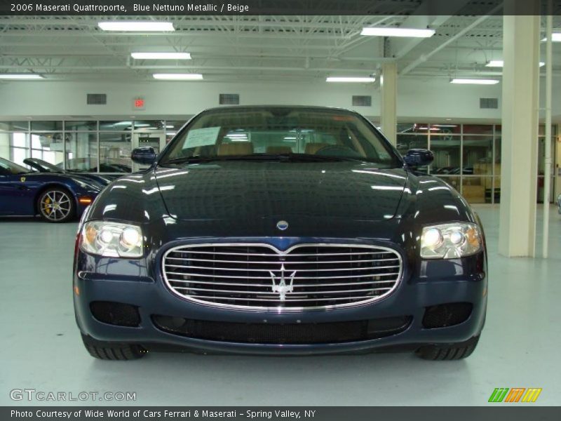 Blue Nettuno Metallic / Beige 2006 Maserati Quattroporte