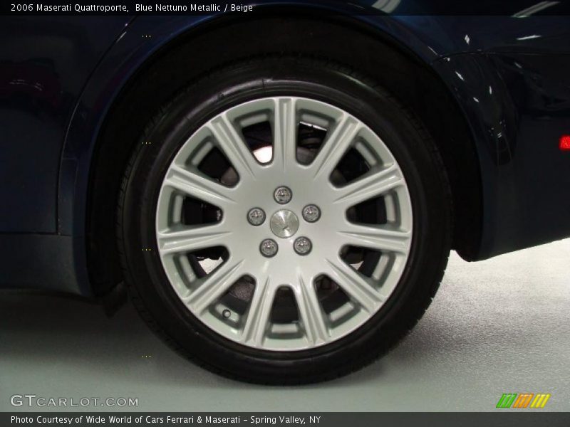 Blue Nettuno Metallic / Beige 2006 Maserati Quattroporte