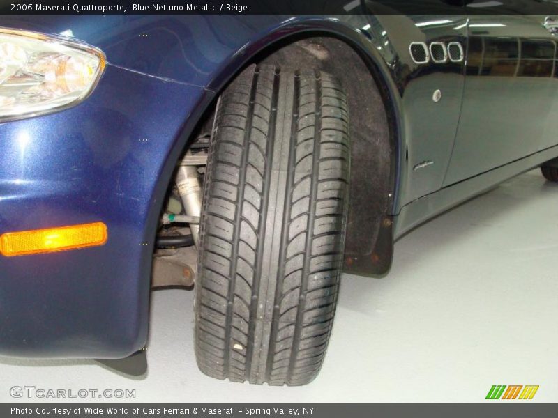 Blue Nettuno Metallic / Beige 2006 Maserati Quattroporte