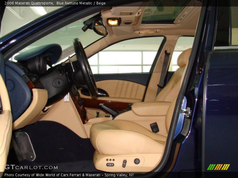 Blue Nettuno Metallic / Beige 2006 Maserati Quattroporte