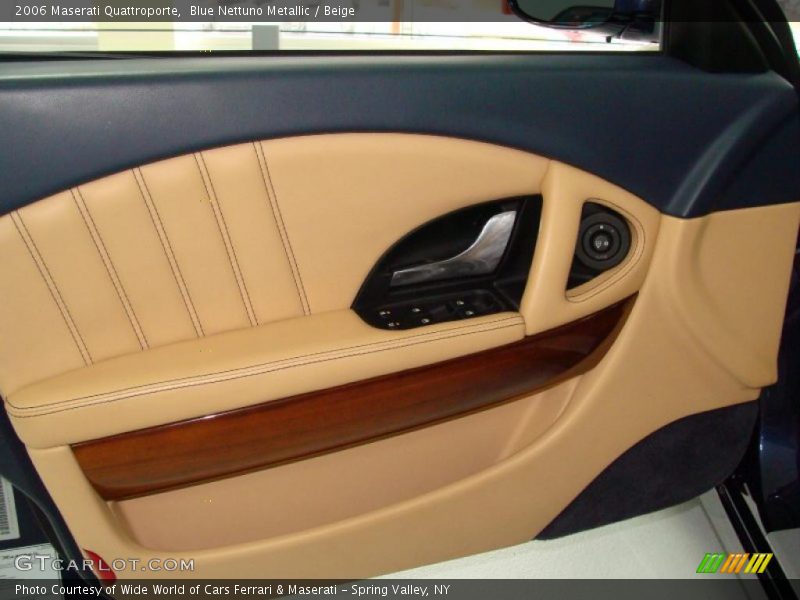 Blue Nettuno Metallic / Beige 2006 Maserati Quattroporte