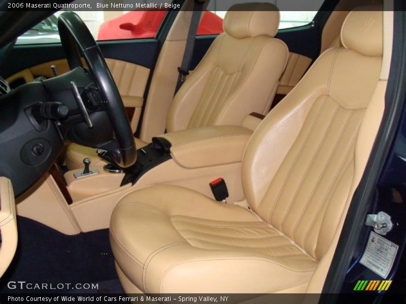 Blue Nettuno Metallic / Beige 2006 Maserati Quattroporte