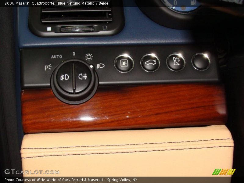 Blue Nettuno Metallic / Beige 2006 Maserati Quattroporte