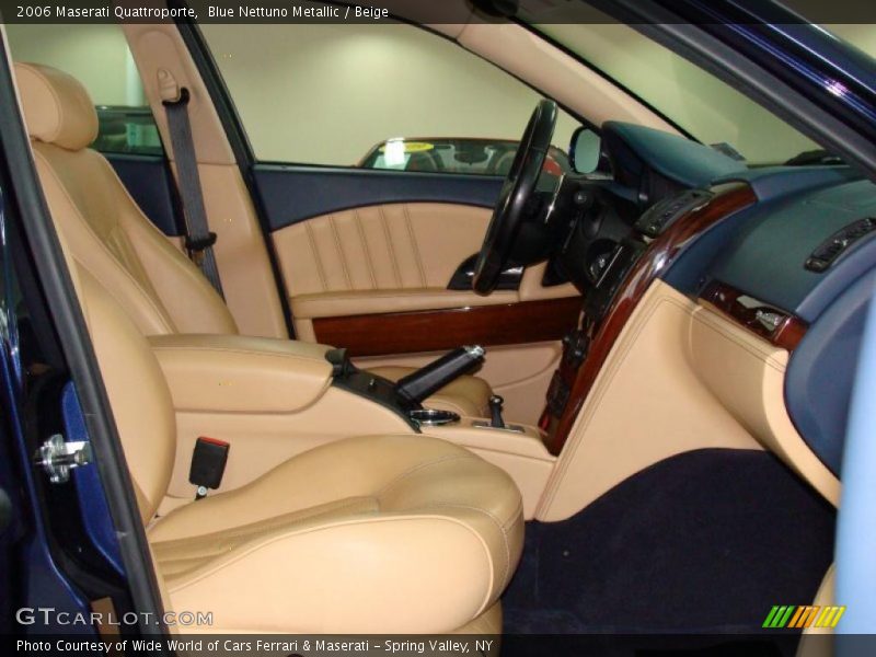 Blue Nettuno Metallic / Beige 2006 Maserati Quattroporte