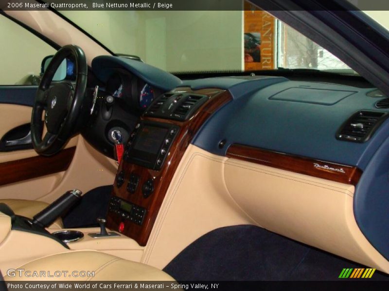 Blue Nettuno Metallic / Beige 2006 Maserati Quattroporte