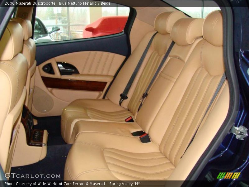 Blue Nettuno Metallic / Beige 2006 Maserati Quattroporte