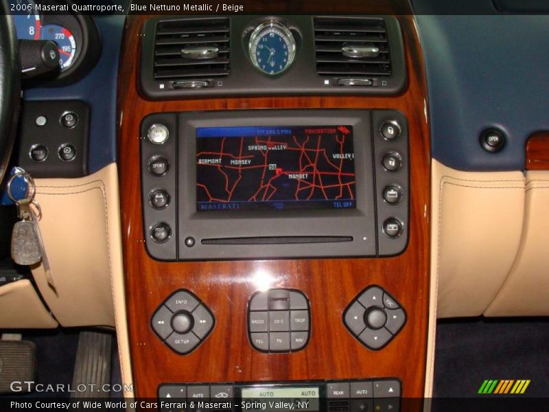 Blue Nettuno Metallic / Beige 2006 Maserati Quattroporte