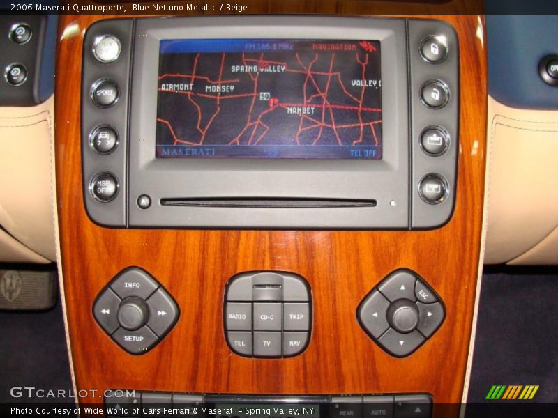 Blue Nettuno Metallic / Beige 2006 Maserati Quattroporte