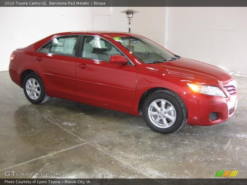 Barcelona Red Metallic / Bisque 2010 Toyota Camry LE