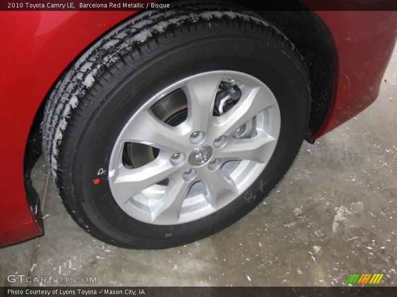 Barcelona Red Metallic / Bisque 2010 Toyota Camry LE