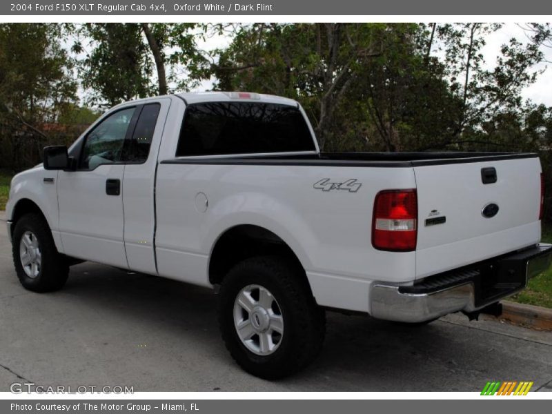 Oxford White / Dark Flint 2004 Ford F150 XLT Regular Cab 4x4