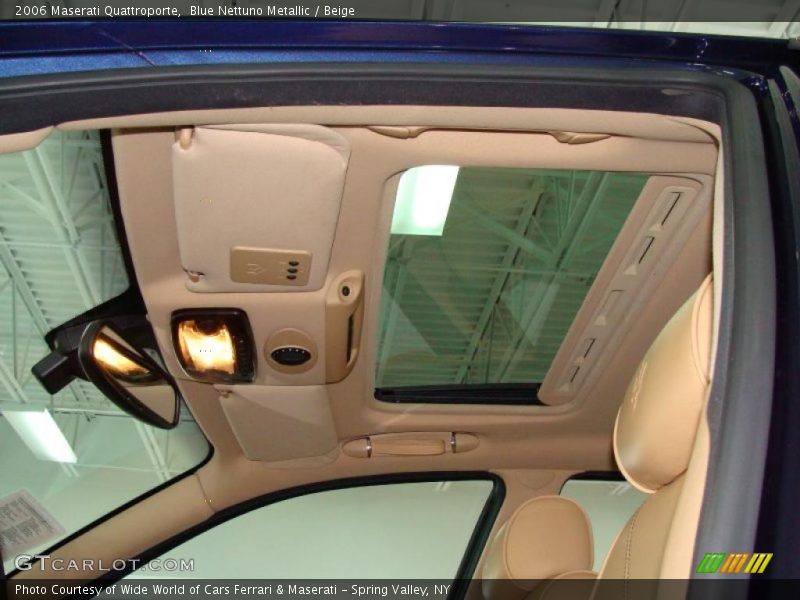 Blue Nettuno Metallic / Beige 2006 Maserati Quattroporte
