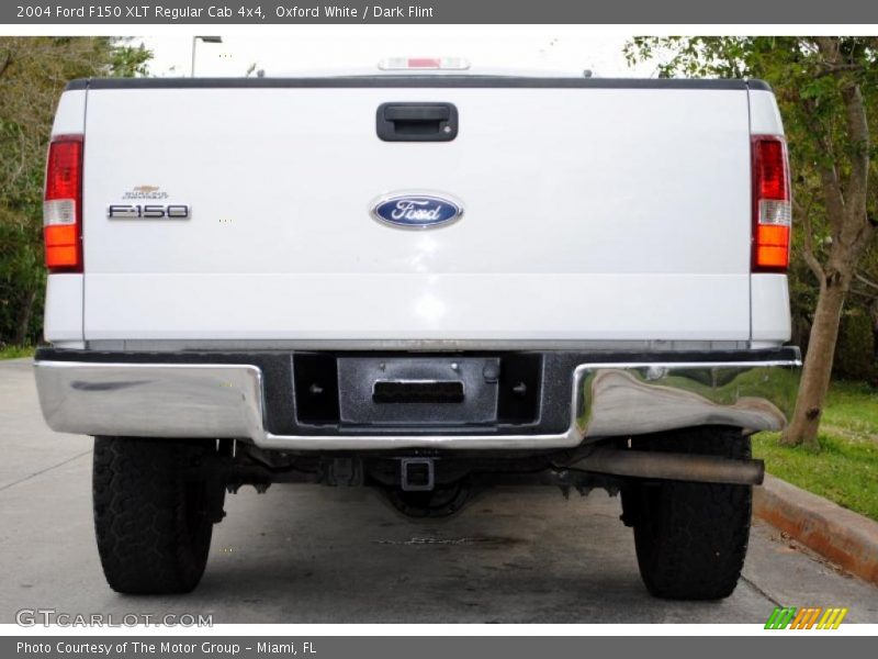 Oxford White / Dark Flint 2004 Ford F150 XLT Regular Cab 4x4