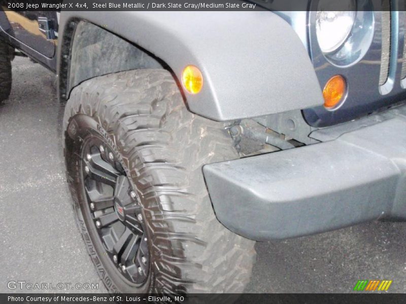 Steel Blue Metallic / Dark Slate Gray/Medium Slate Gray 2008 Jeep Wrangler X 4x4