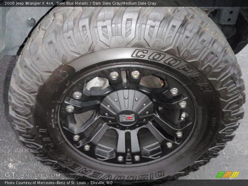 Steel Blue Metallic / Dark Slate Gray/Medium Slate Gray 2008 Jeep Wrangler X 4x4