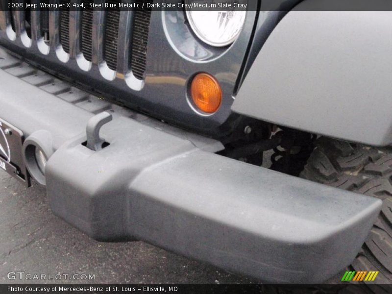 Steel Blue Metallic / Dark Slate Gray/Medium Slate Gray 2008 Jeep Wrangler X 4x4