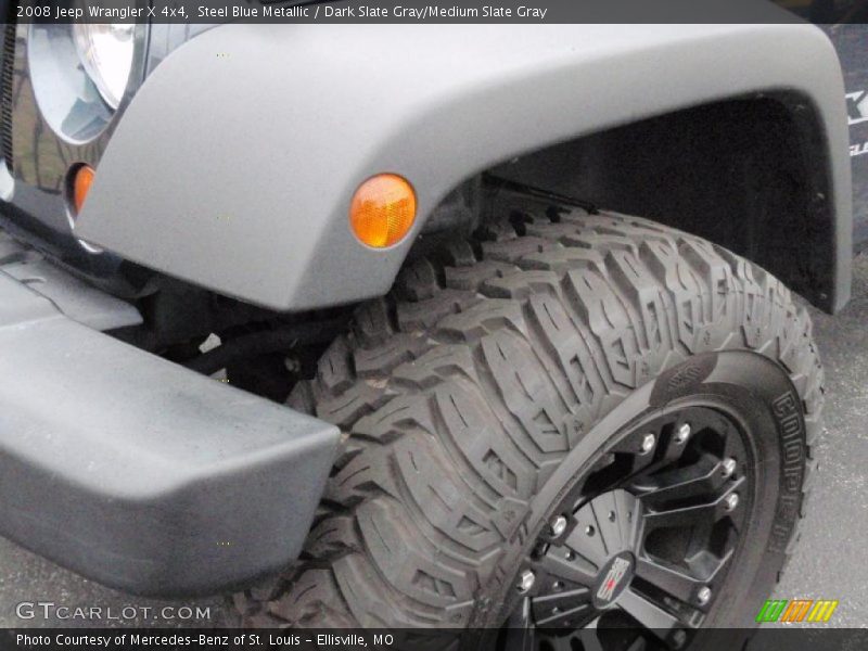 Steel Blue Metallic / Dark Slate Gray/Medium Slate Gray 2008 Jeep Wrangler X 4x4
