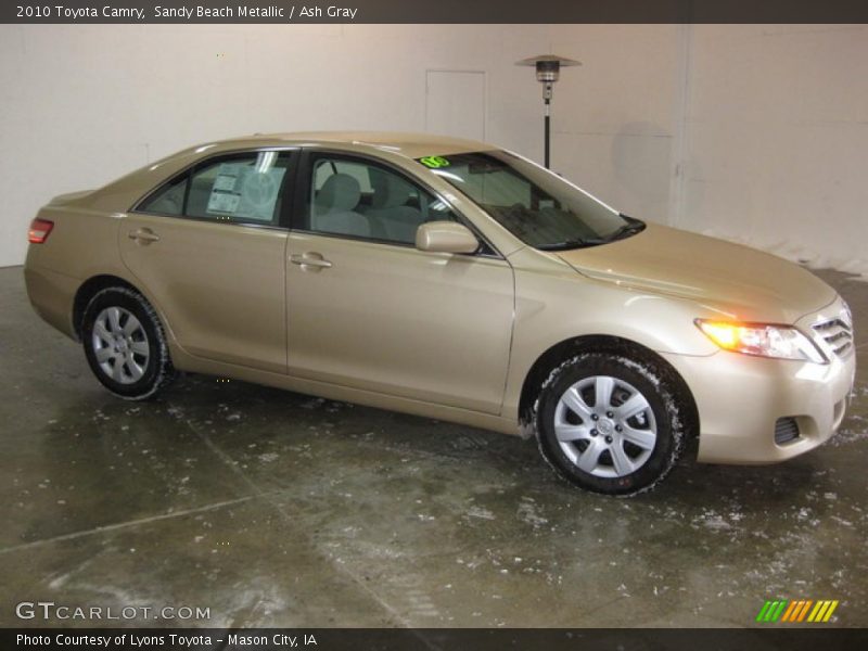 Sandy Beach Metallic / Ash Gray 2010 Toyota Camry