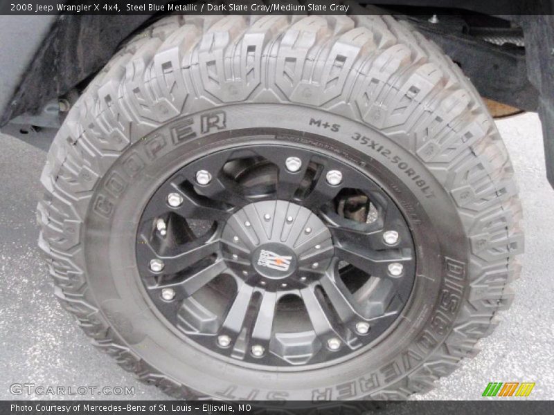 Steel Blue Metallic / Dark Slate Gray/Medium Slate Gray 2008 Jeep Wrangler X 4x4