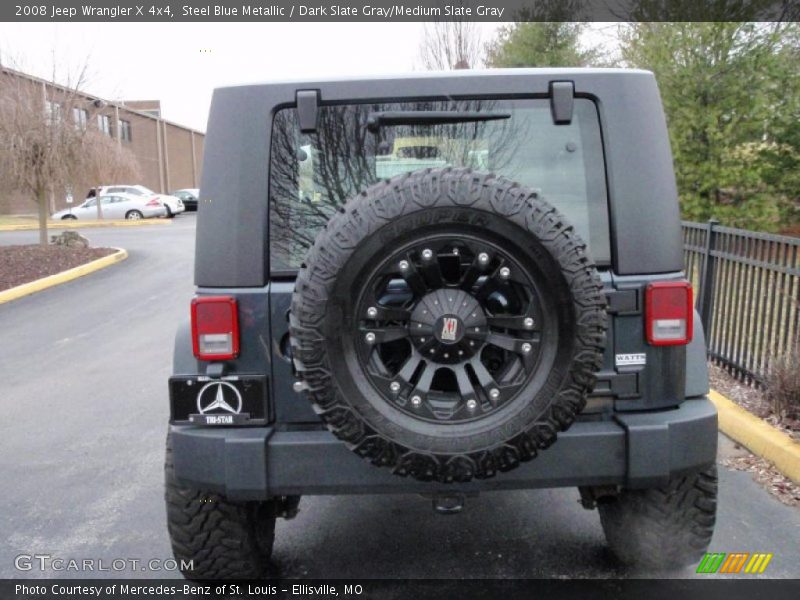 Steel Blue Metallic / Dark Slate Gray/Medium Slate Gray 2008 Jeep Wrangler X 4x4