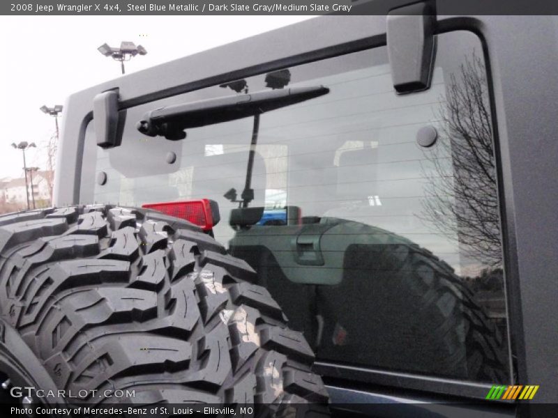Steel Blue Metallic / Dark Slate Gray/Medium Slate Gray 2008 Jeep Wrangler X 4x4