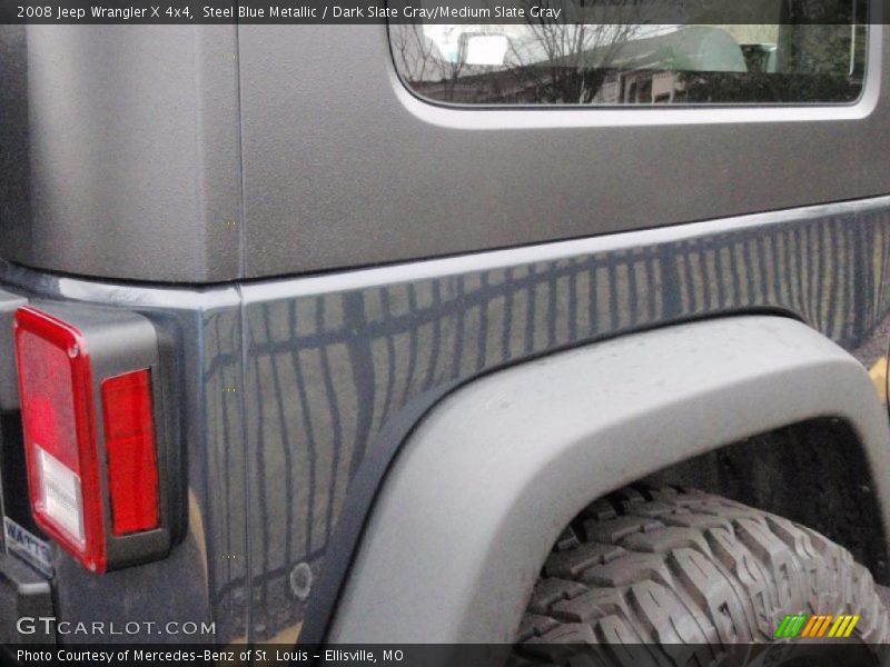 Steel Blue Metallic / Dark Slate Gray/Medium Slate Gray 2008 Jeep Wrangler X 4x4