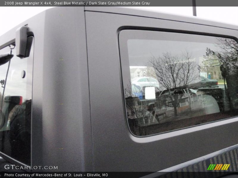 Steel Blue Metallic / Dark Slate Gray/Medium Slate Gray 2008 Jeep Wrangler X 4x4