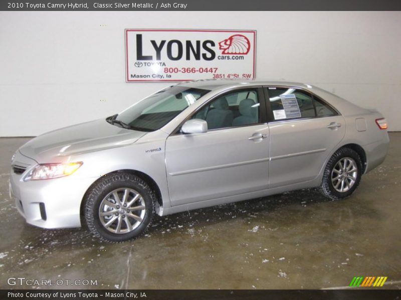 Classic Silver Metallic / Ash Gray 2010 Toyota Camry Hybrid