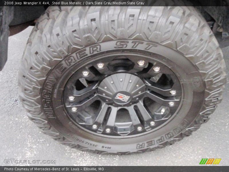 Steel Blue Metallic / Dark Slate Gray/Medium Slate Gray 2008 Jeep Wrangler X 4x4