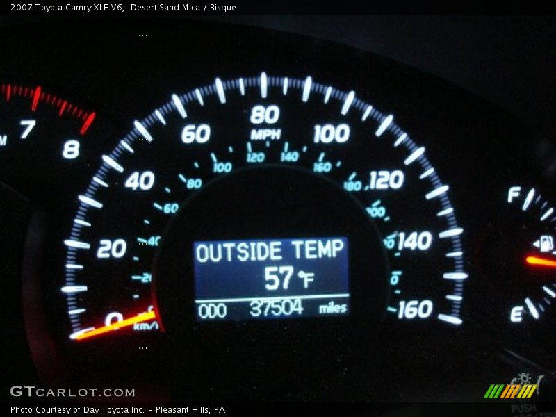 Desert Sand Mica / Bisque 2007 Toyota Camry XLE V6