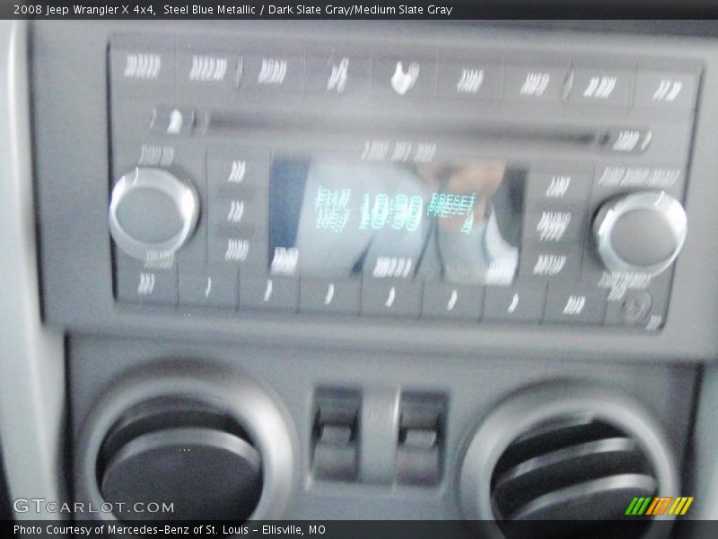 Steel Blue Metallic / Dark Slate Gray/Medium Slate Gray 2008 Jeep Wrangler X 4x4