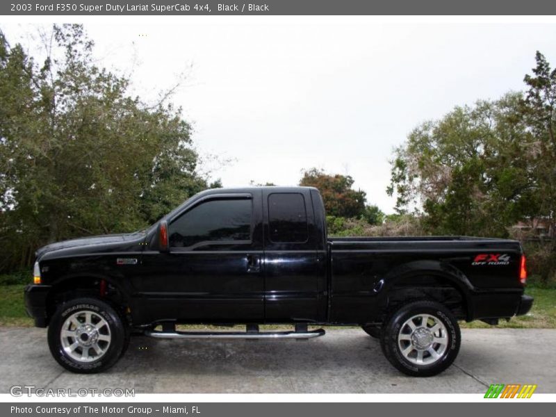 Black / Black 2003 Ford F350 Super Duty Lariat SuperCab 4x4