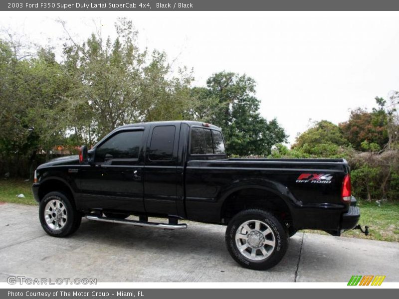 Black / Black 2003 Ford F350 Super Duty Lariat SuperCab 4x4