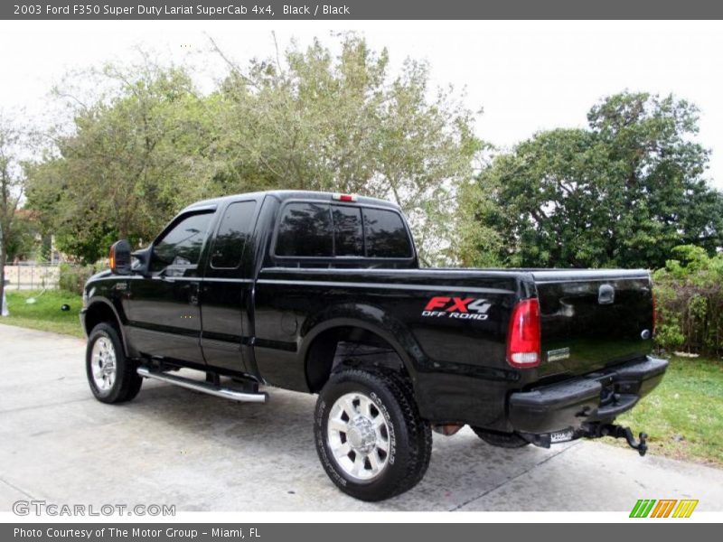 Black / Black 2003 Ford F350 Super Duty Lariat SuperCab 4x4