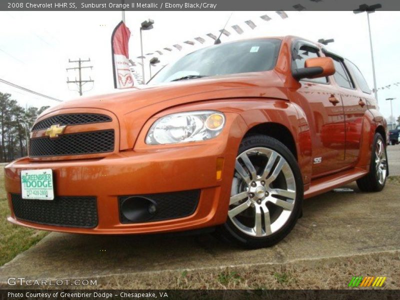 Sunburst Orange II Metallic / Ebony Black/Gray 2008 Chevrolet HHR SS