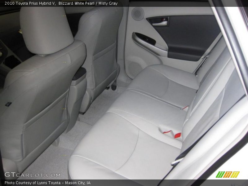 Blizzard White Pearl / Misty Gray 2010 Toyota Prius Hybrid V