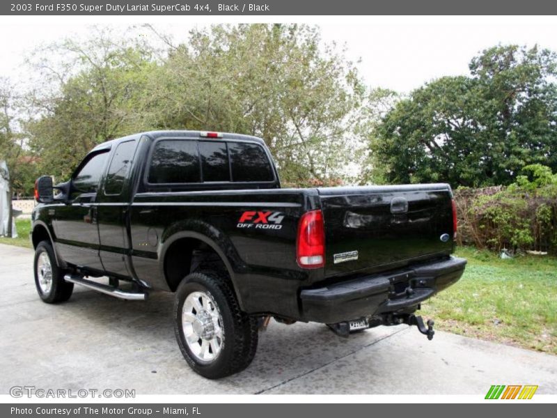 Black / Black 2003 Ford F350 Super Duty Lariat SuperCab 4x4