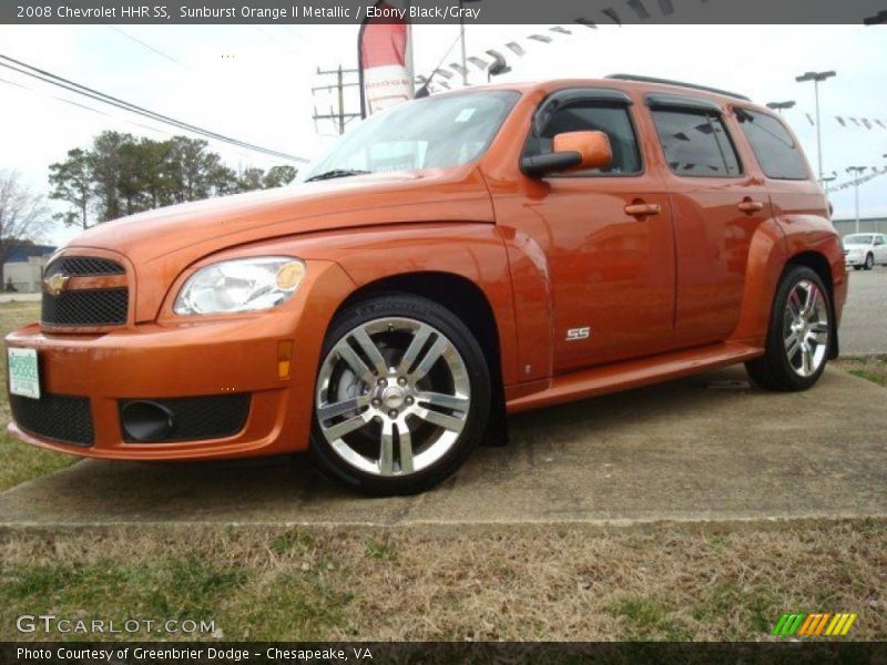 Sunburst Orange II Metallic / Ebony Black/Gray 2008 Chevrolet HHR SS