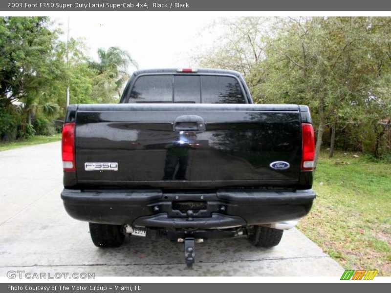 Black / Black 2003 Ford F350 Super Duty Lariat SuperCab 4x4