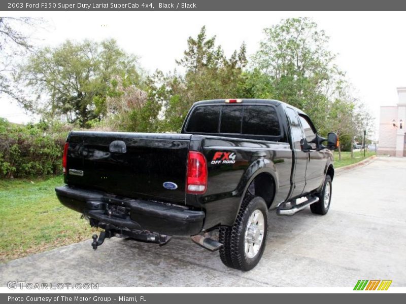 Black / Black 2003 Ford F350 Super Duty Lariat SuperCab 4x4