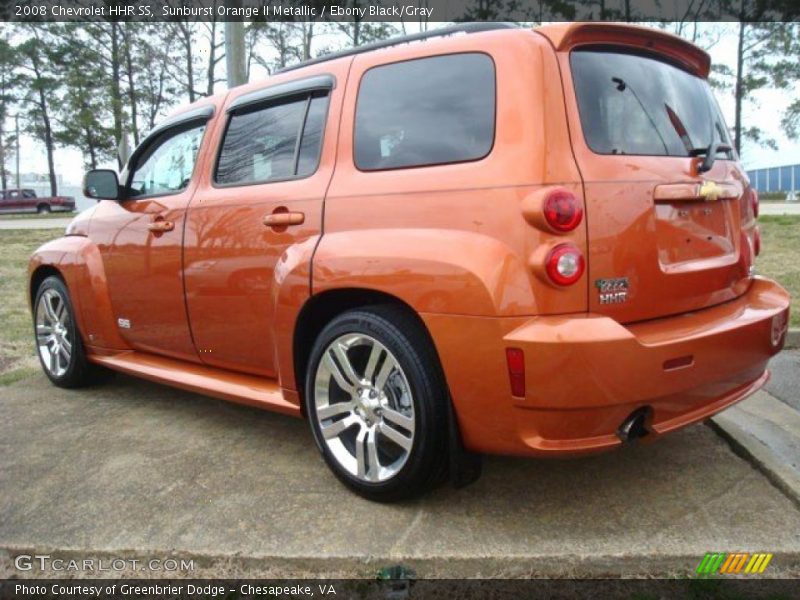 Sunburst Orange II Metallic / Ebony Black/Gray 2008 Chevrolet HHR SS