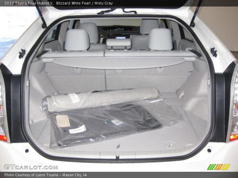 Blizzard White Pearl / Misty Gray 2010 Toyota Prius Hybrid V