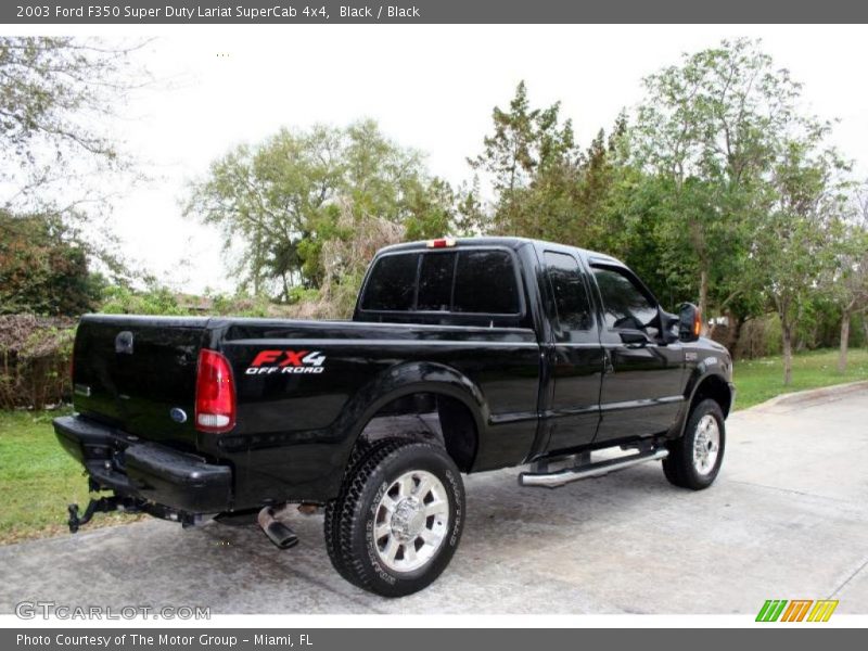Black / Black 2003 Ford F350 Super Duty Lariat SuperCab 4x4